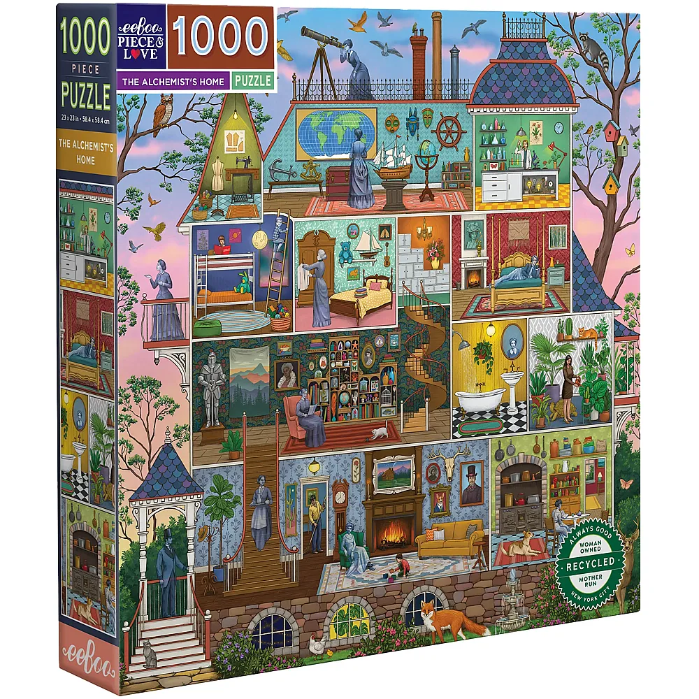 eeBoo Puzzle The Alchemist's Home 1000Teile
