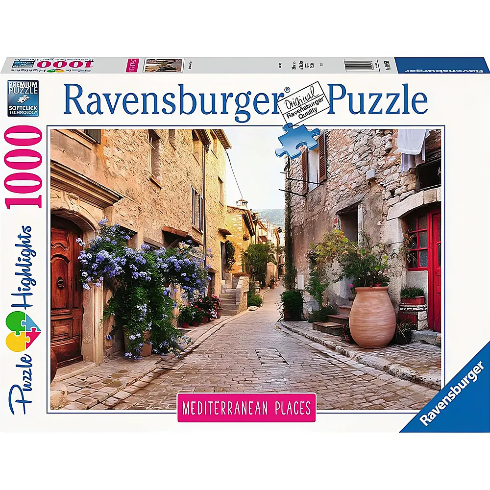 Ravensburger Puzzle Mediterranean Mediterranes Frankreich 1000Teile