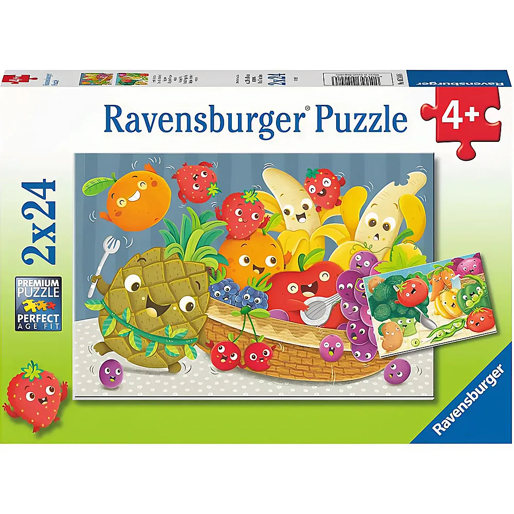 Ravensburger Puzzle Freche Frchte 2x24