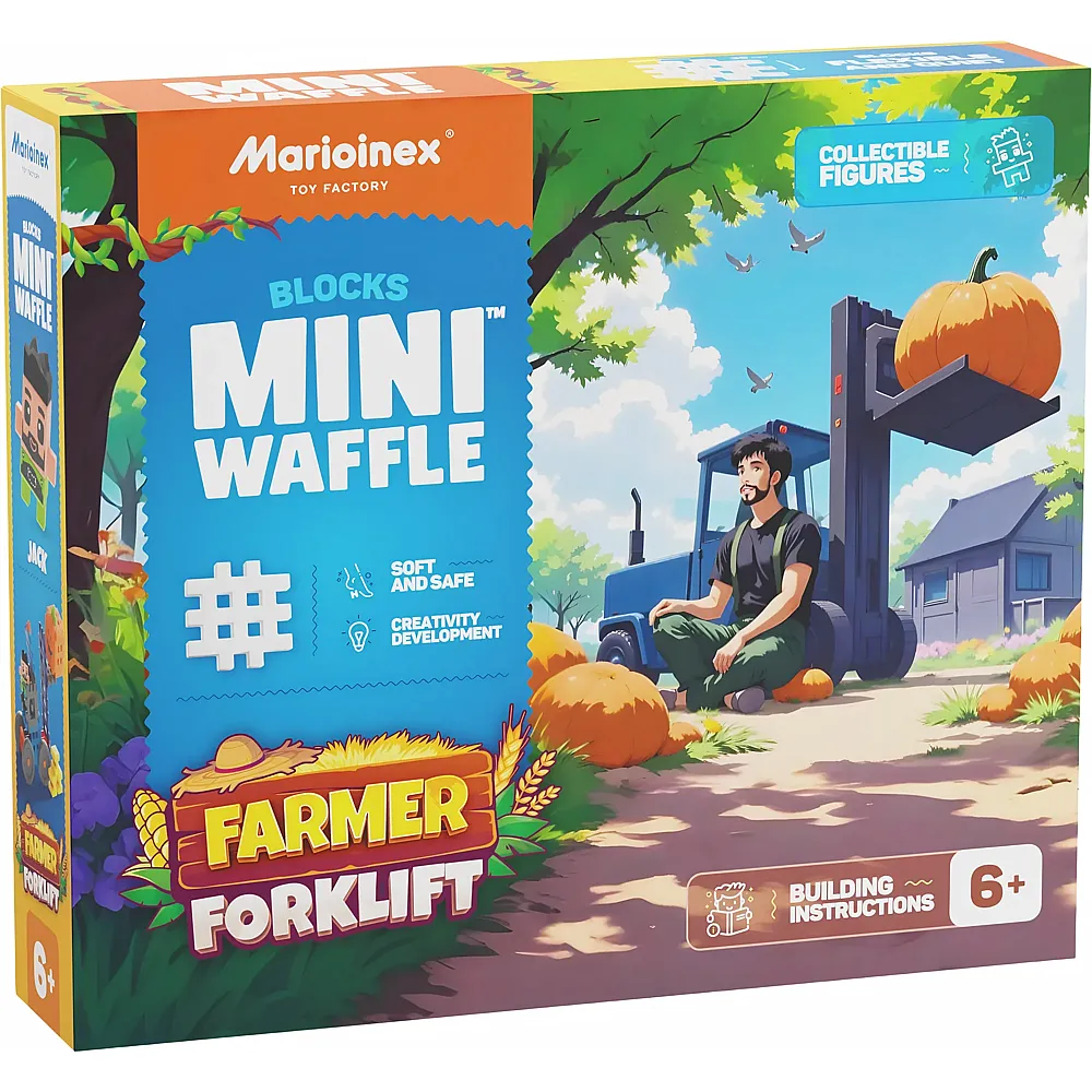 Marioinex Mini Waffle Gabelstapler