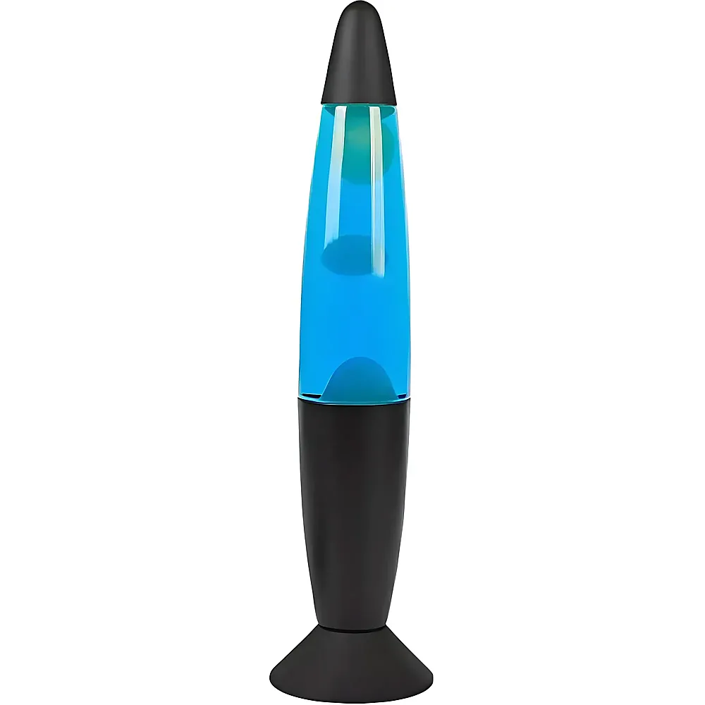 i-total Lavalampe LED Blau - 35 cm
