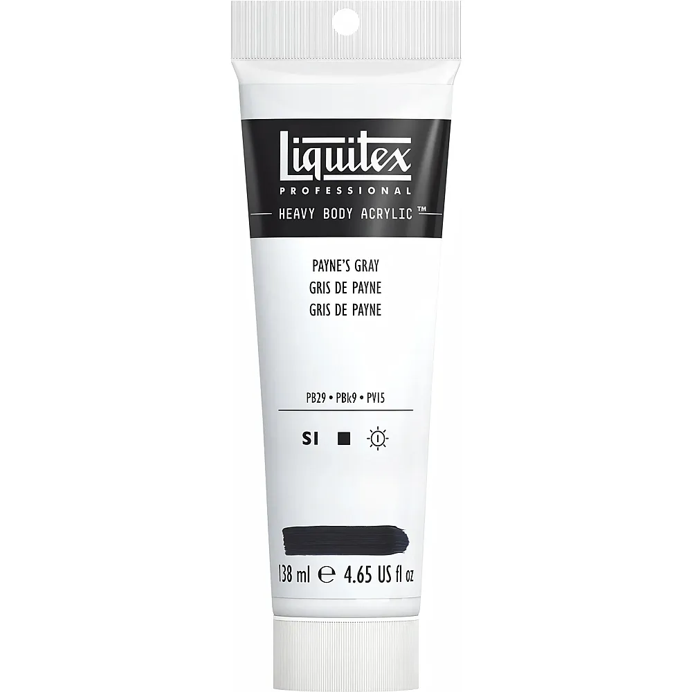 Liquitex Lqx Prof. Heavy Body Acrylfarbe 138ml Tube Paynes Grau - Suche