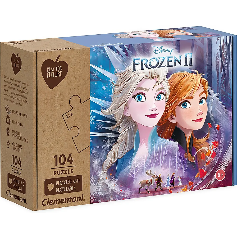 Clementoni Puzzle Play for Future Disney Frozen 2 104Teile