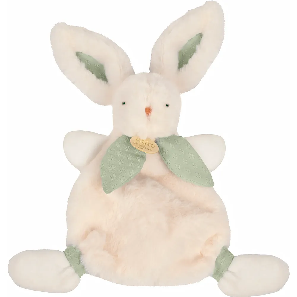 meinspielzeug - Doudou et Compagnie Schmusetuch Bonbon Hase Salbei - 25 cm | Schmuset�cher
