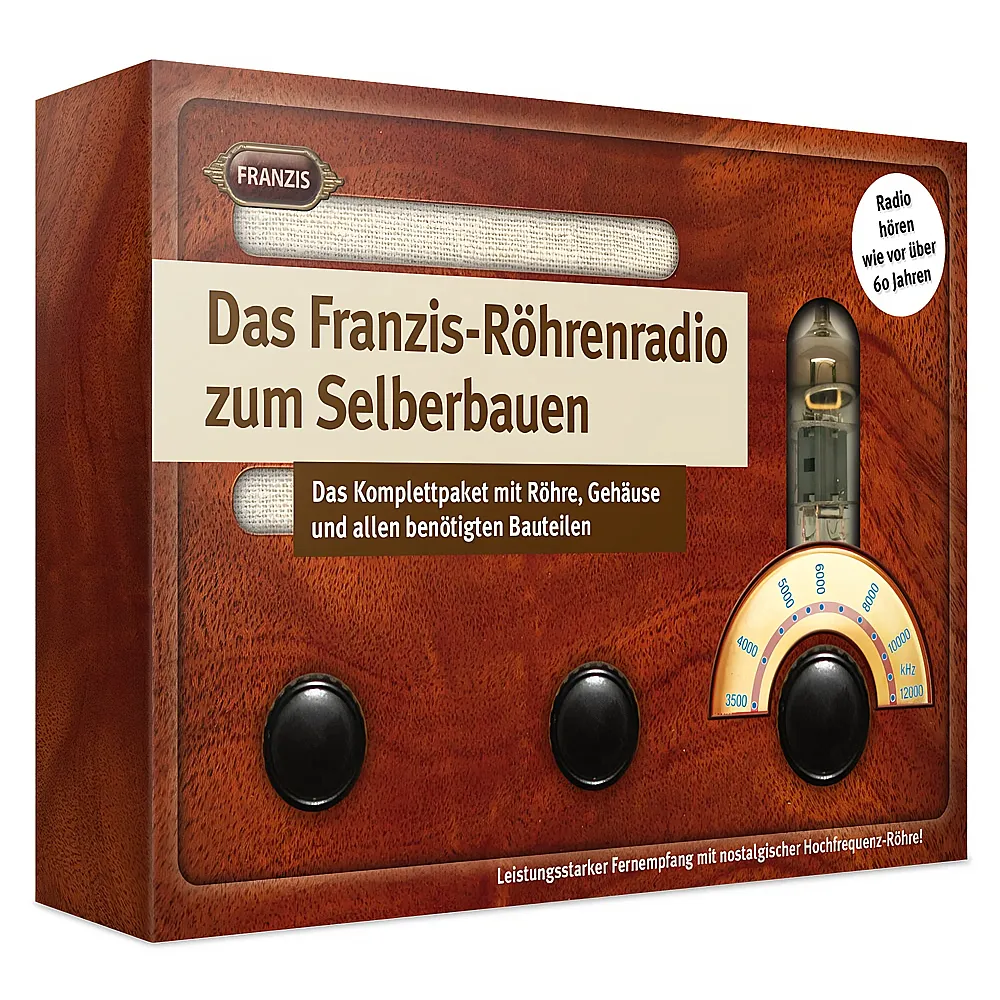 Franzis Radio-Baus�tze R�hrenradio zum Selberbauen zum L�ten