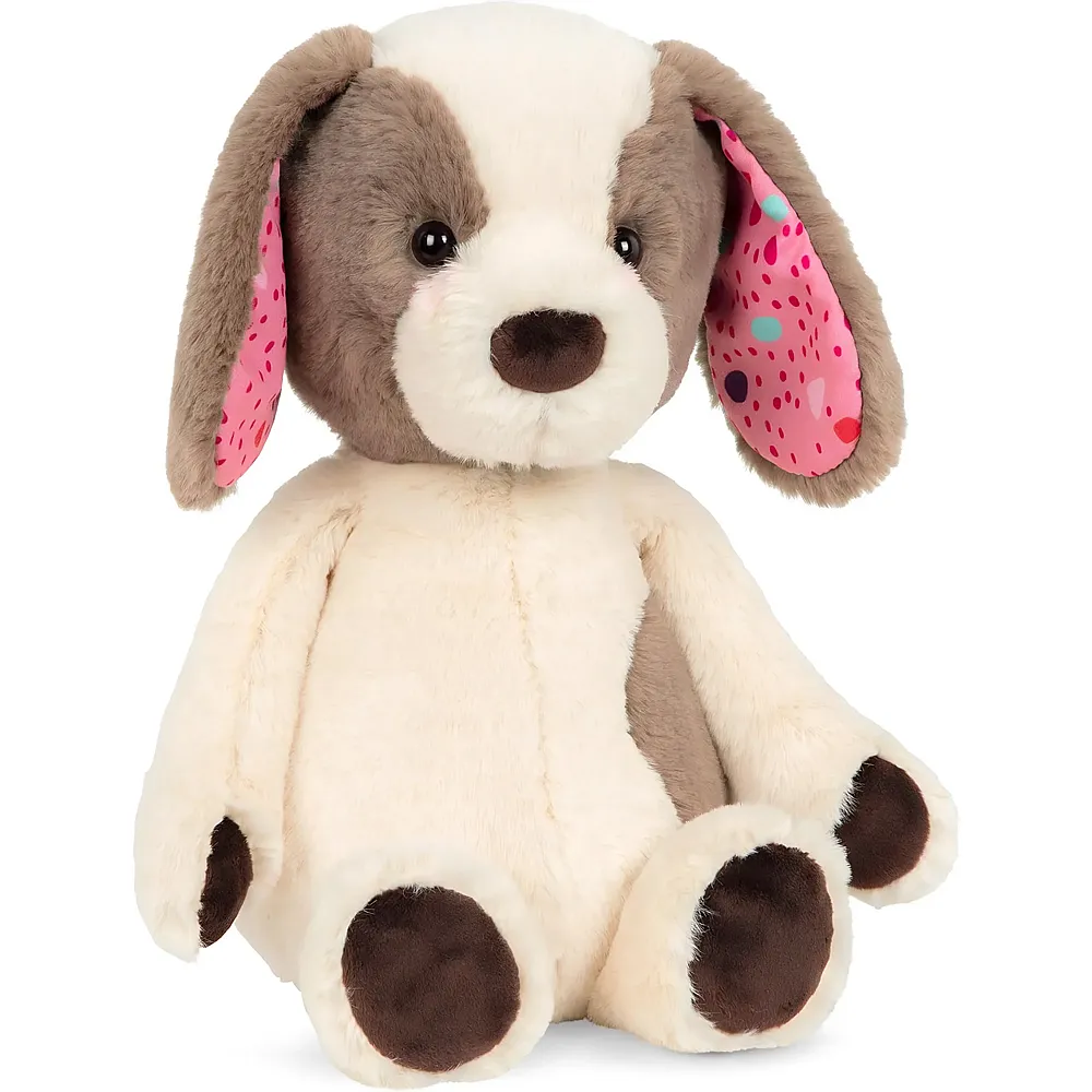Branford B. toys Kuscheltier Hund  Superweich mit langen Ohren  Pl�schtier Welpe braun weiss, Baby und Kinder Spielzeug f�r M�dchen und Jungen ab 0 Monate - Suche