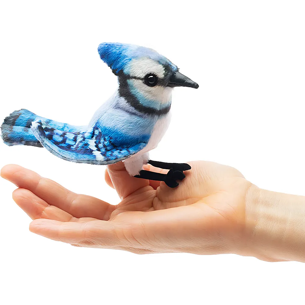 Folkmanis Fingerpuppe Blauh�her - 15 cm
