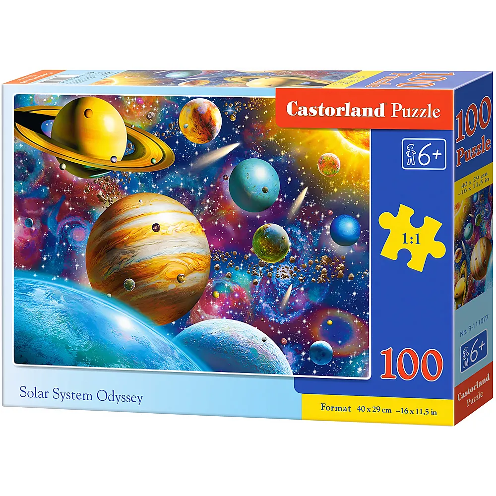 Castorland Puzzle Solar System Odyssey - 100 Teile