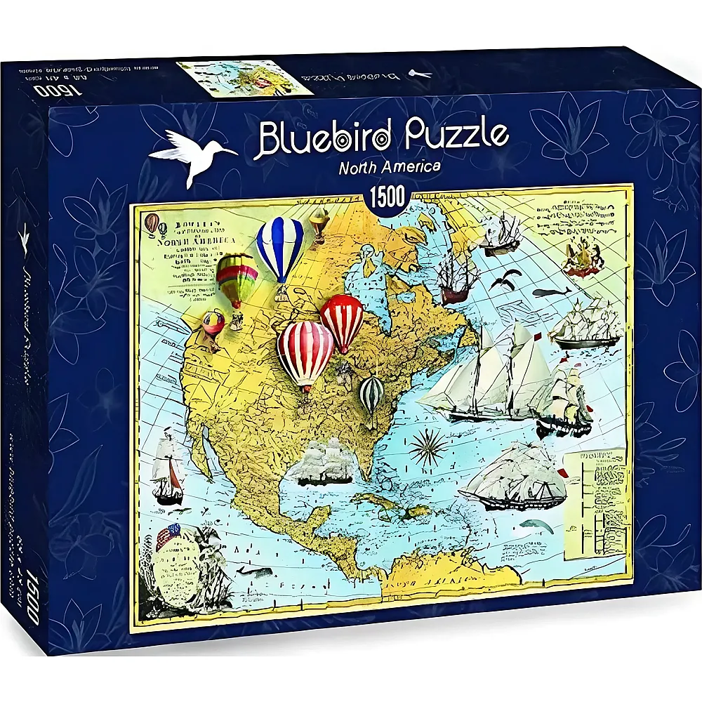 Bluebird Puzzle Nord-Amerika 1500Teile