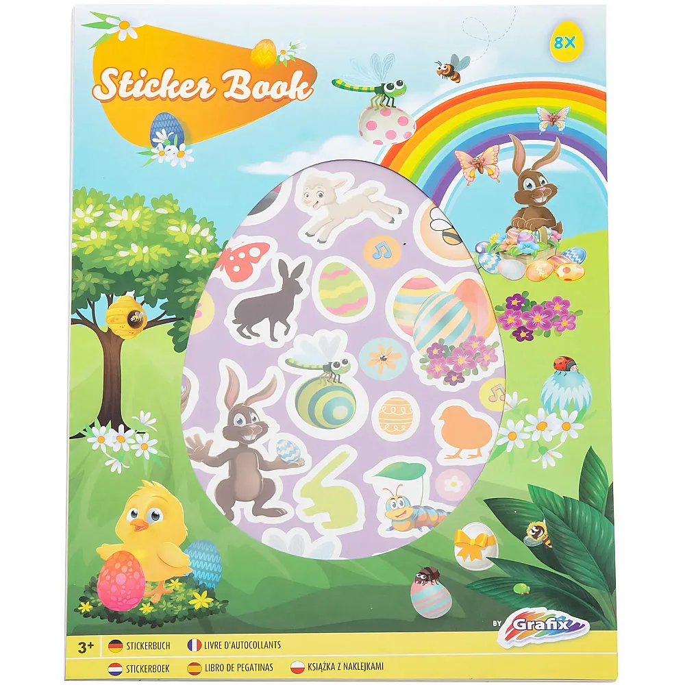 Grafix Stickerbuch Ostern A4