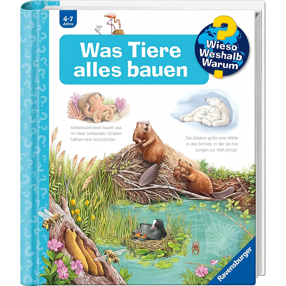 Ravensburger Wieso Weshalb Warum Was Tiere alles bauen 66