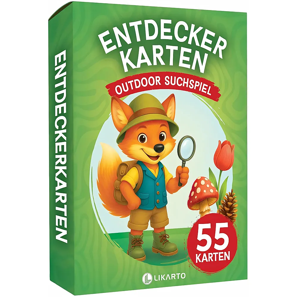 Likarto Entdeckerkarten Outdoor Suchspiel