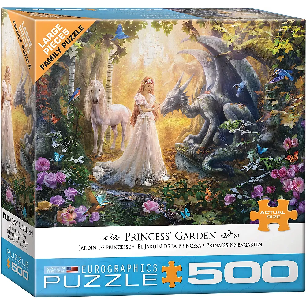 Eurographics Puzzle Prinzessinnen-Garten - 500 Teile