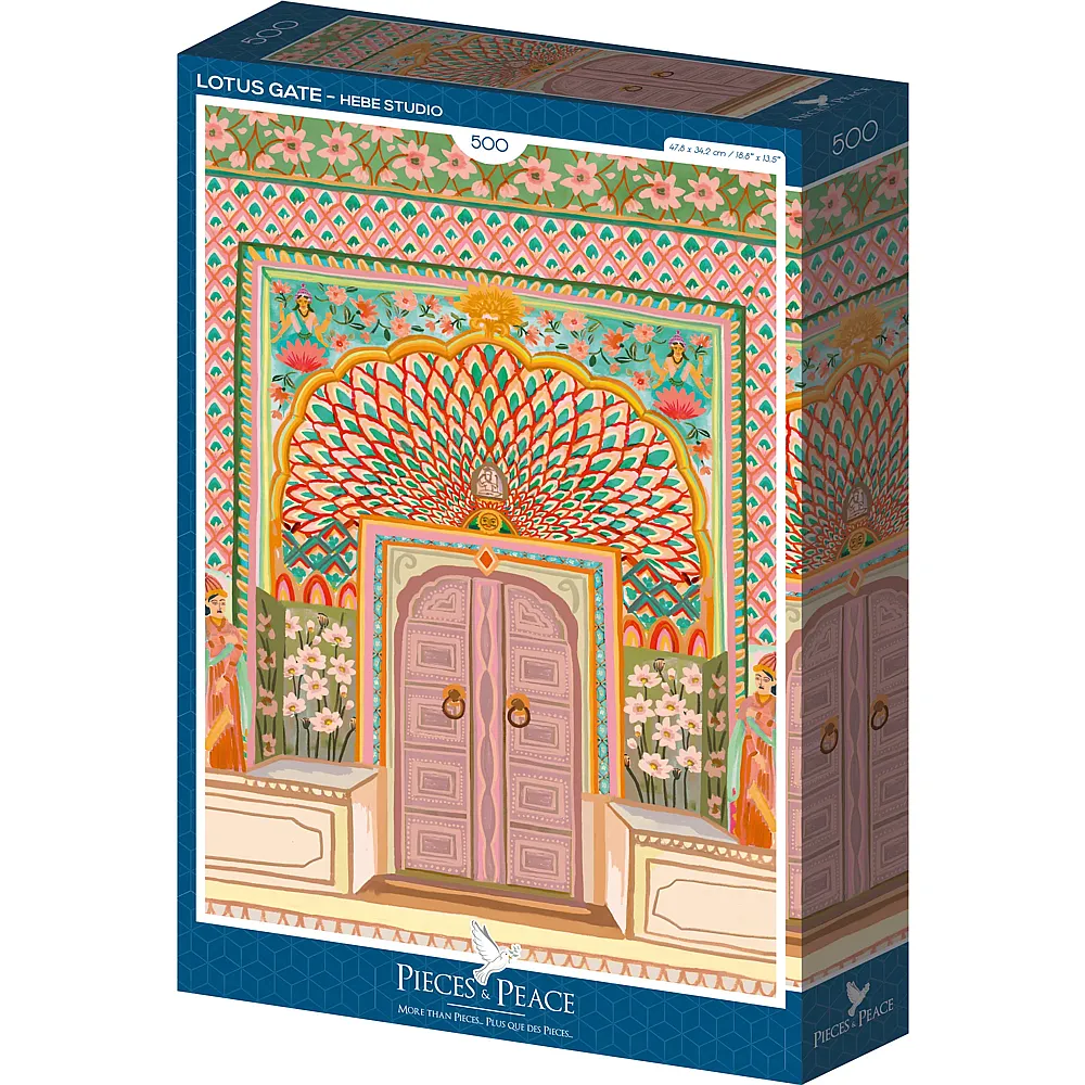 Pieces & Peace Puzzle Lotus Gate 500Teile
