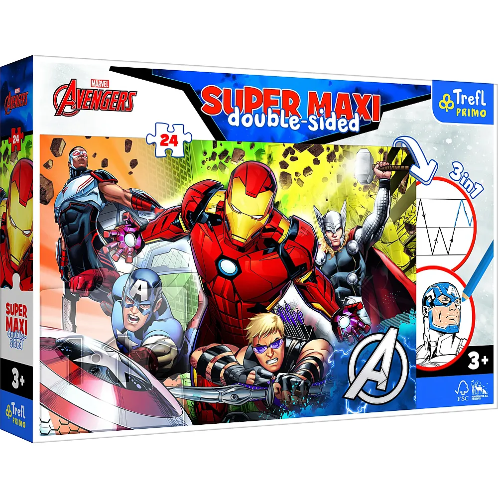 Trefl Puzzle Avengers - 24 Teile - Puzzle 10-104 Teile