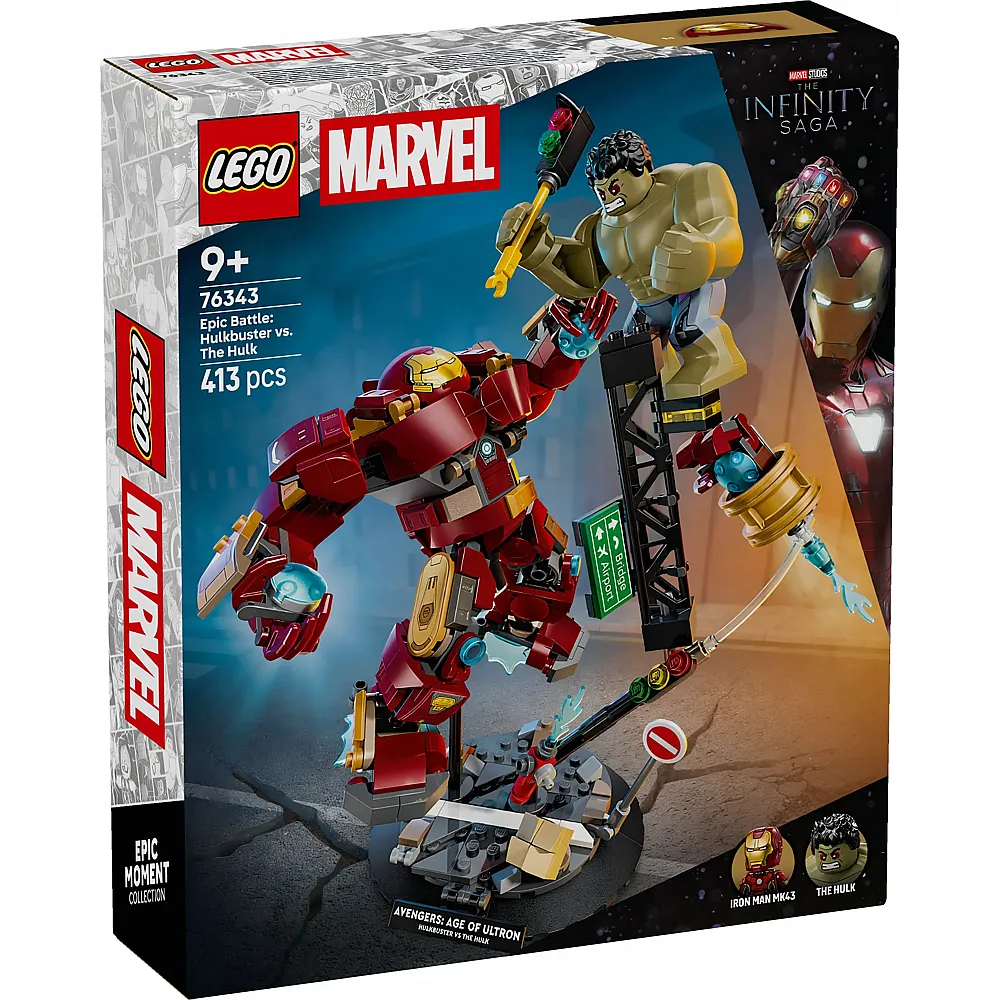 LEGO Marvel Super Heroes Avengers Duell der Giganten: Hulkbuster vs. Hulk 76343
