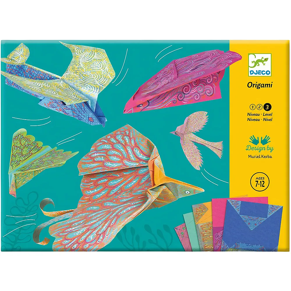 Djeco Origami V�gel bunt