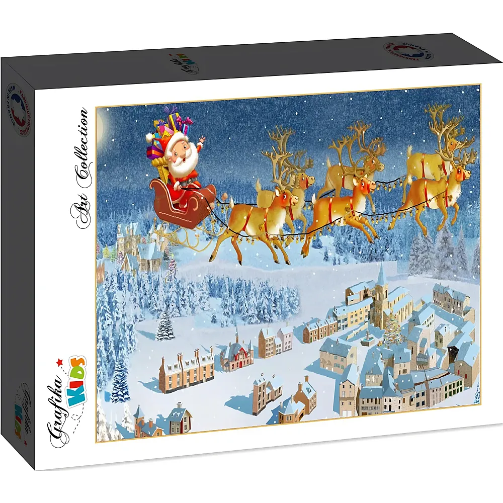Grafika Puzzle Art Collection Franois Ruyer Grafika Kids Weihnachtsmann - 12 Teile