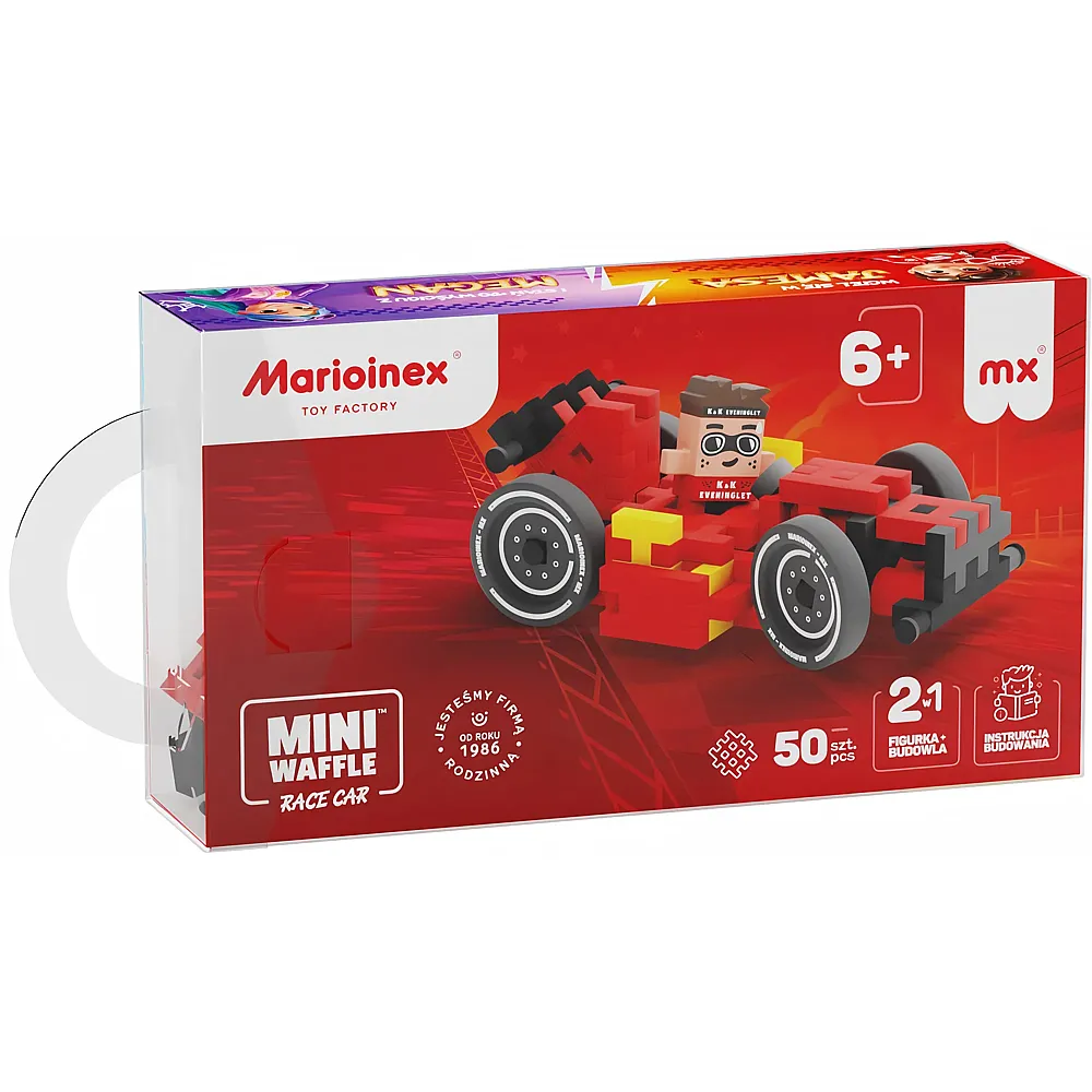 Marioinex Mini Waffle Rennauto James - 50 Teile