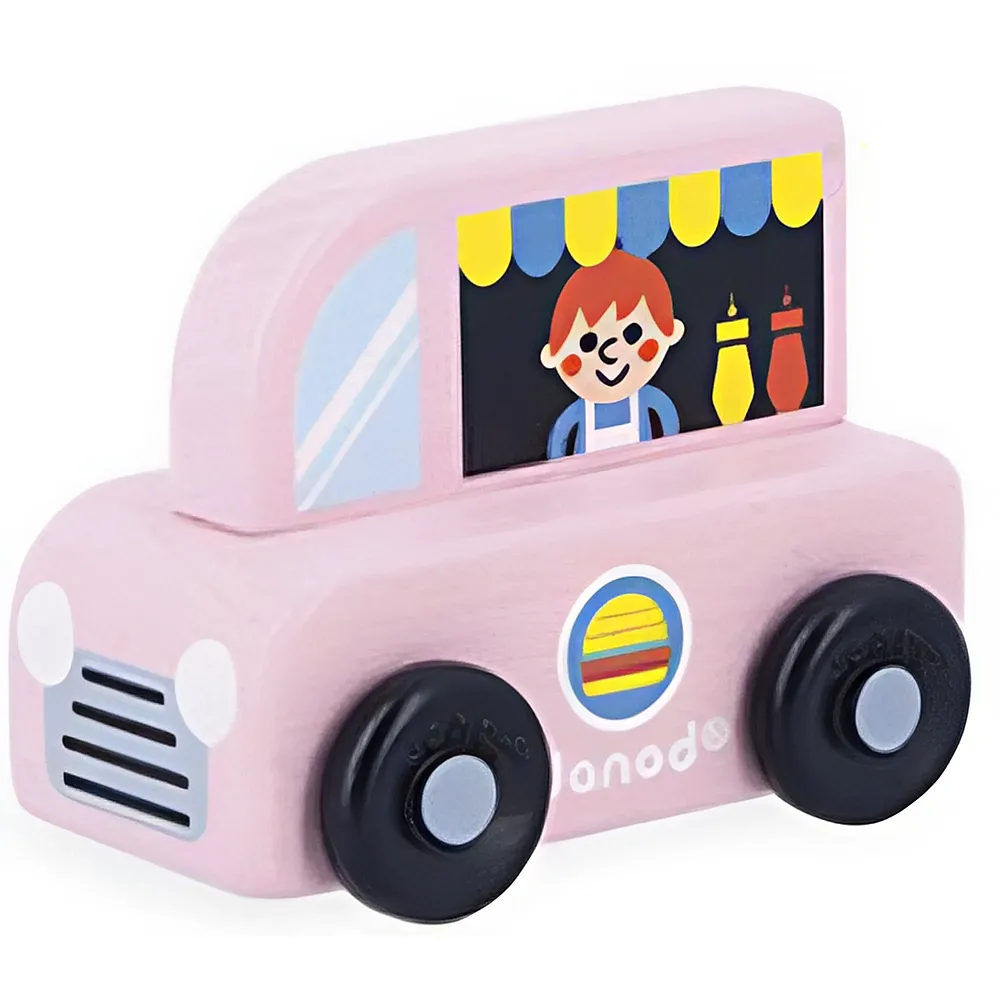 Janod Imbisswagen Cross Roads - 7.4 x 4.5 x 5.5 cm | Autos
