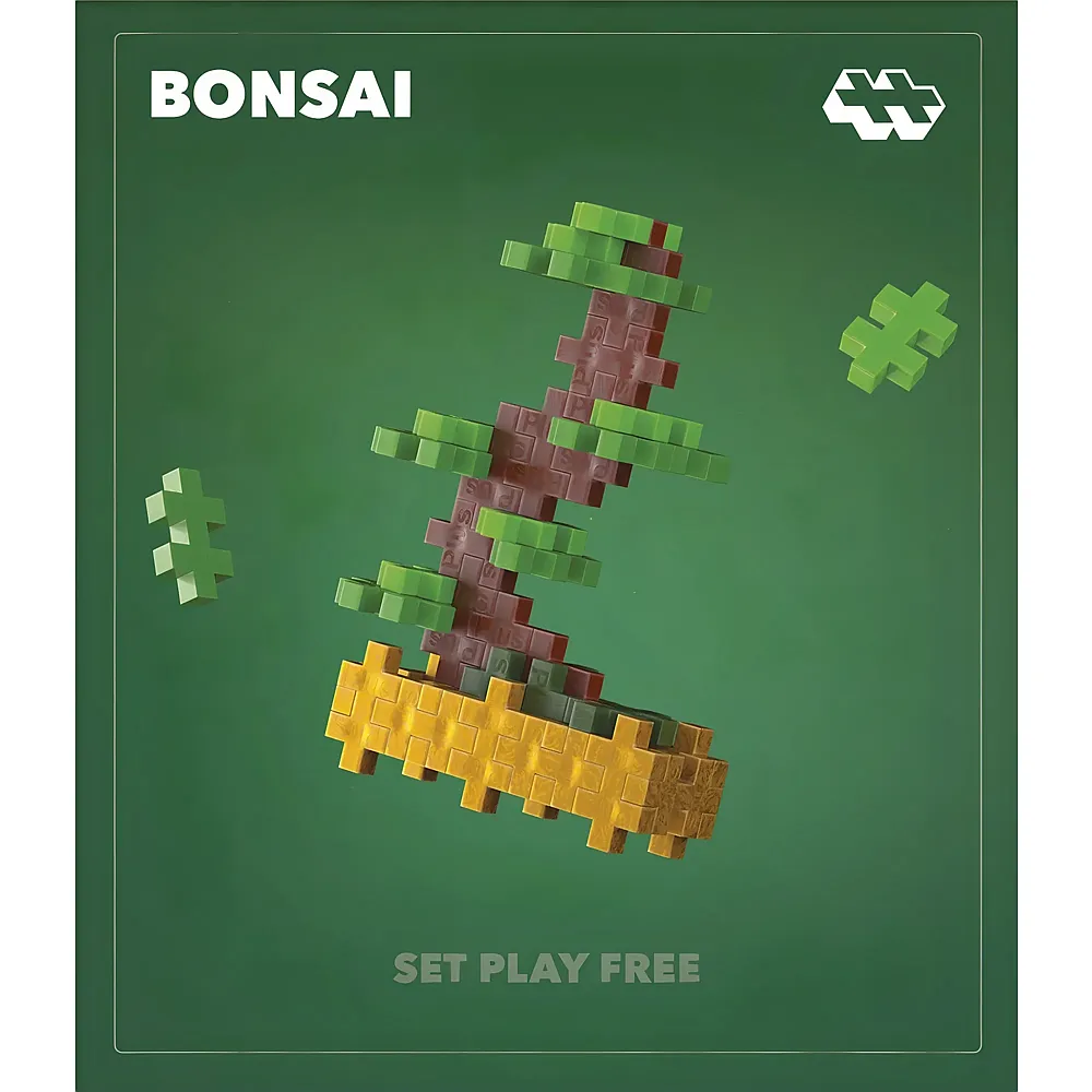 Plus-Plus 49 Kreativ Bausteine Bonsai gr�n