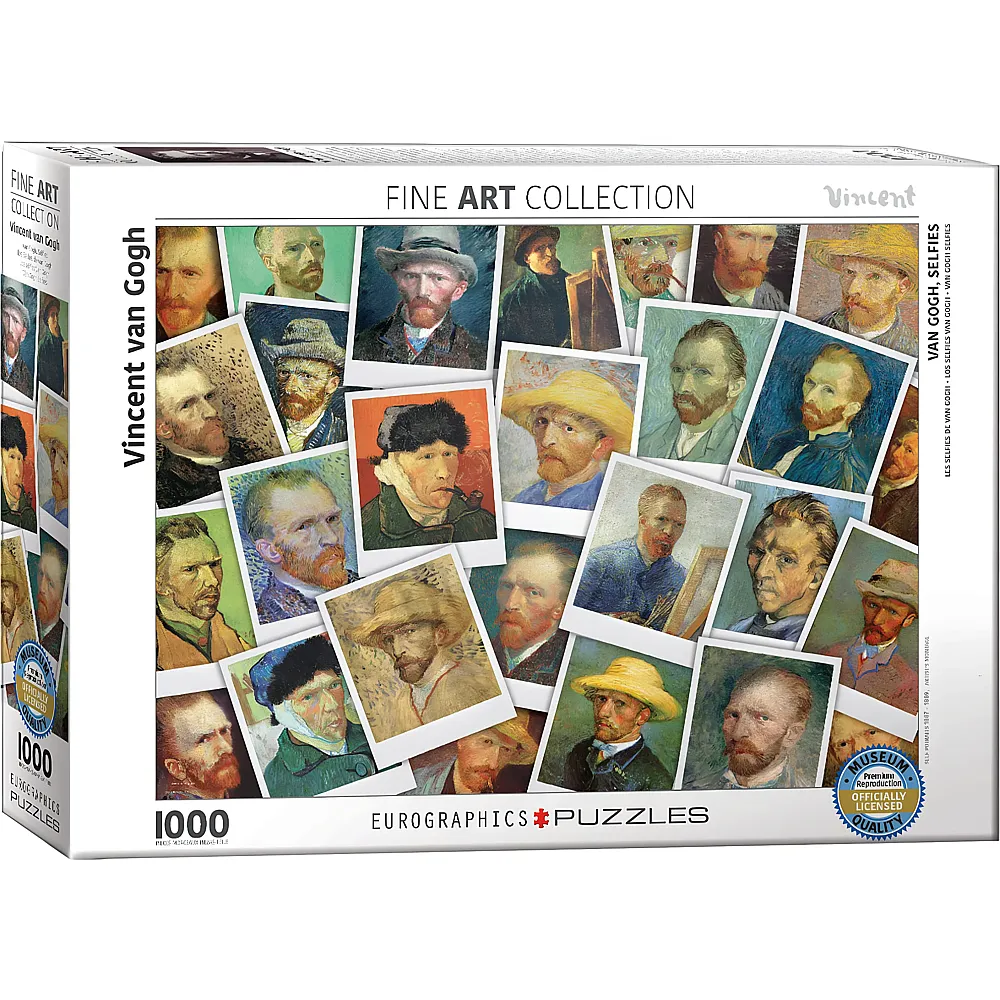 Eurographics Puzzle Fine Art Collection Van Gogh Vincent - Selfies 1000Teile