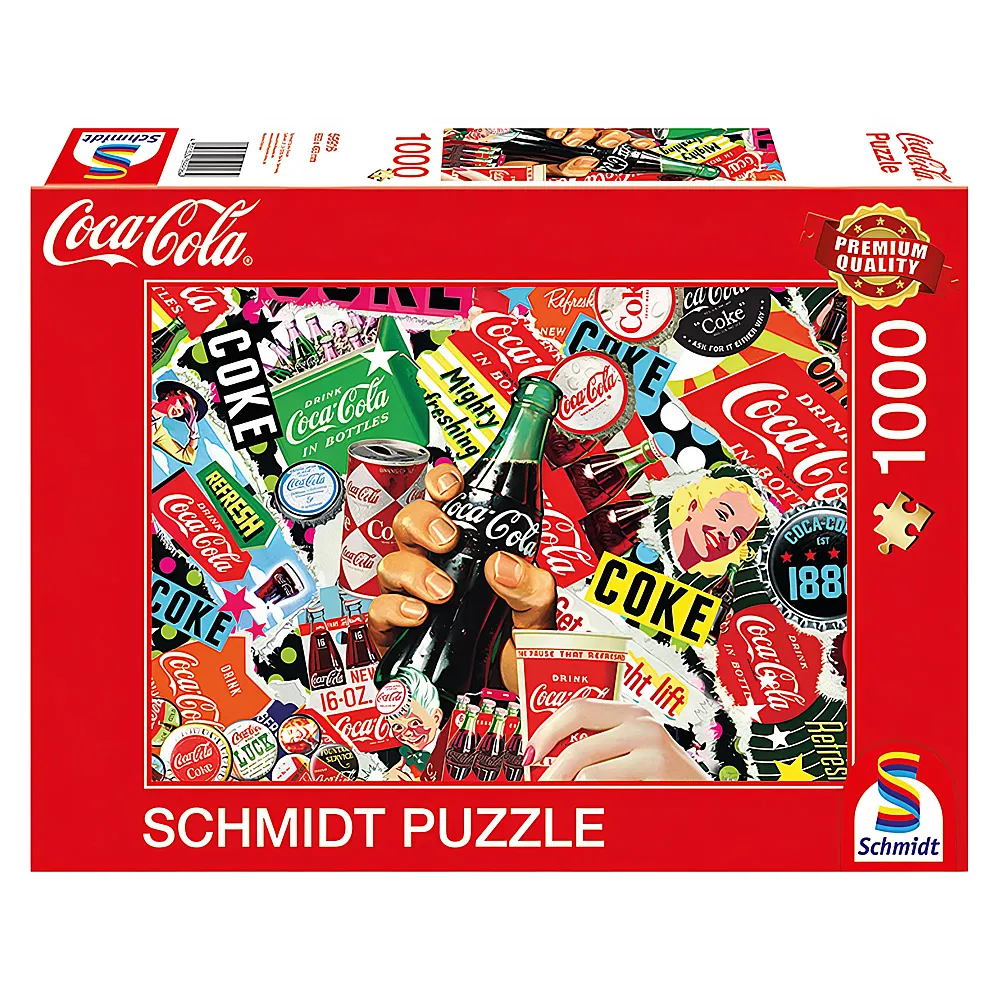 Schmidt Puzzle Coca Cola Motiv 4 1000Teile