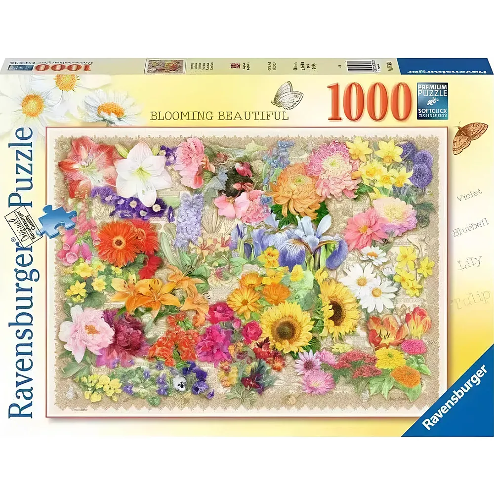 Ravensburger Puzzle Bl�hende Blumen - 1000 Teile