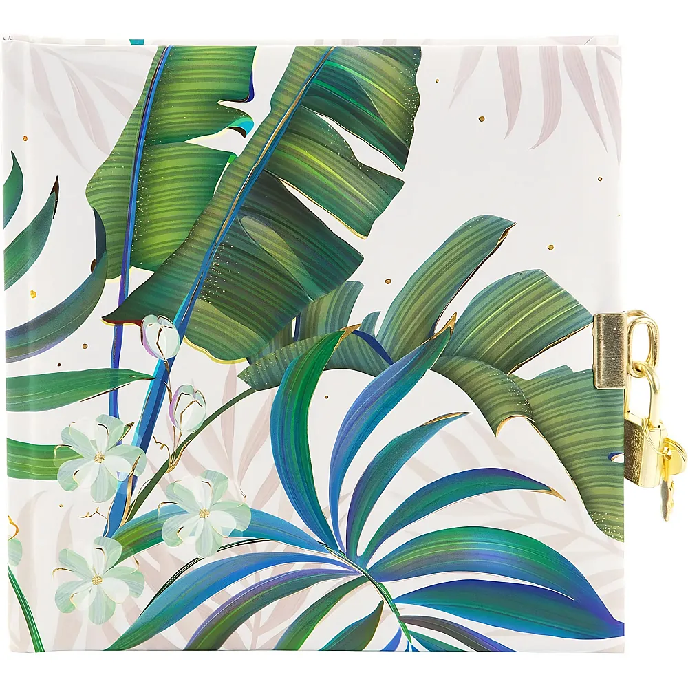 Goldbuch Tagebuch Tropical White
