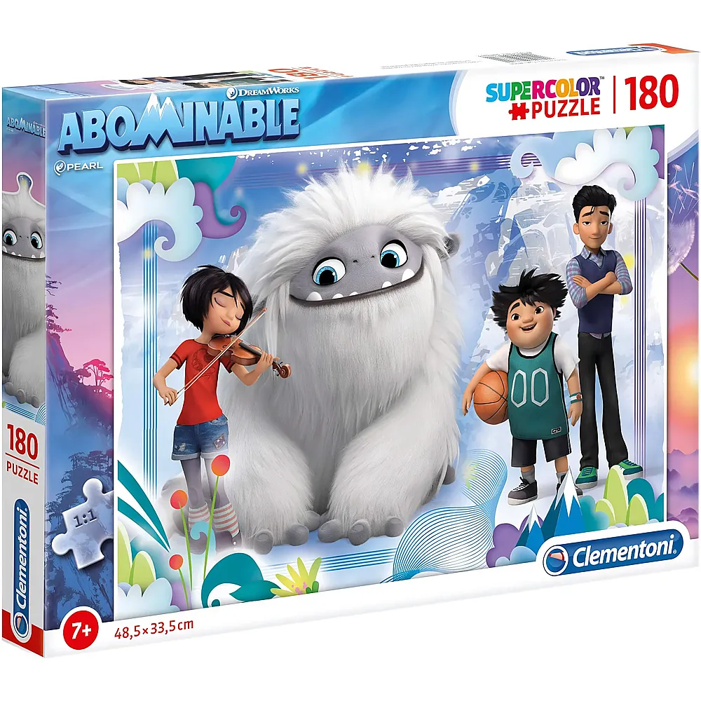 Clementoni Puzzle Supercolor Abominable - 180 Teile