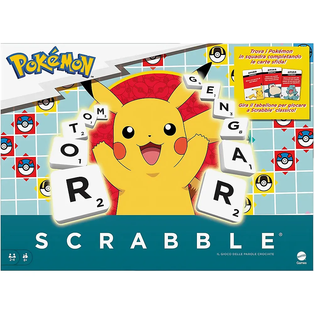 Mattel Games Scrabble Pok�mon IT