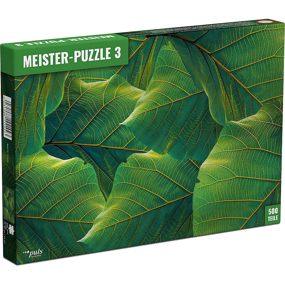 meinspielzeug - Puls Entertainment Puzzle Meister-Puzzle 3: Bl�tter 500Teile | Puzzle 500 Teile