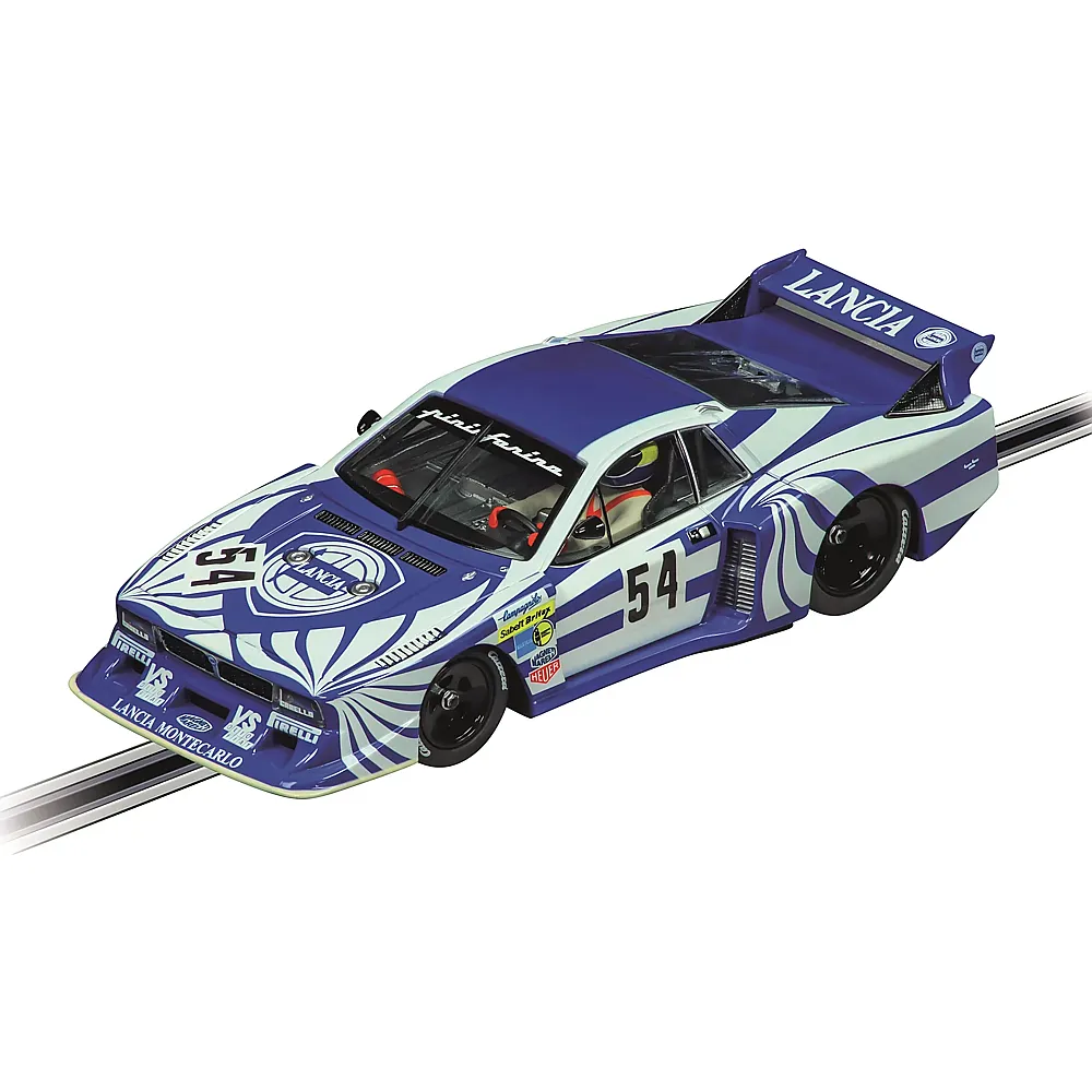 Carrera Digital 132 Lancia Beta Montecarlo Turb No.54, 6h Silverstone 1980 | Rennbahn Fahrzeuge