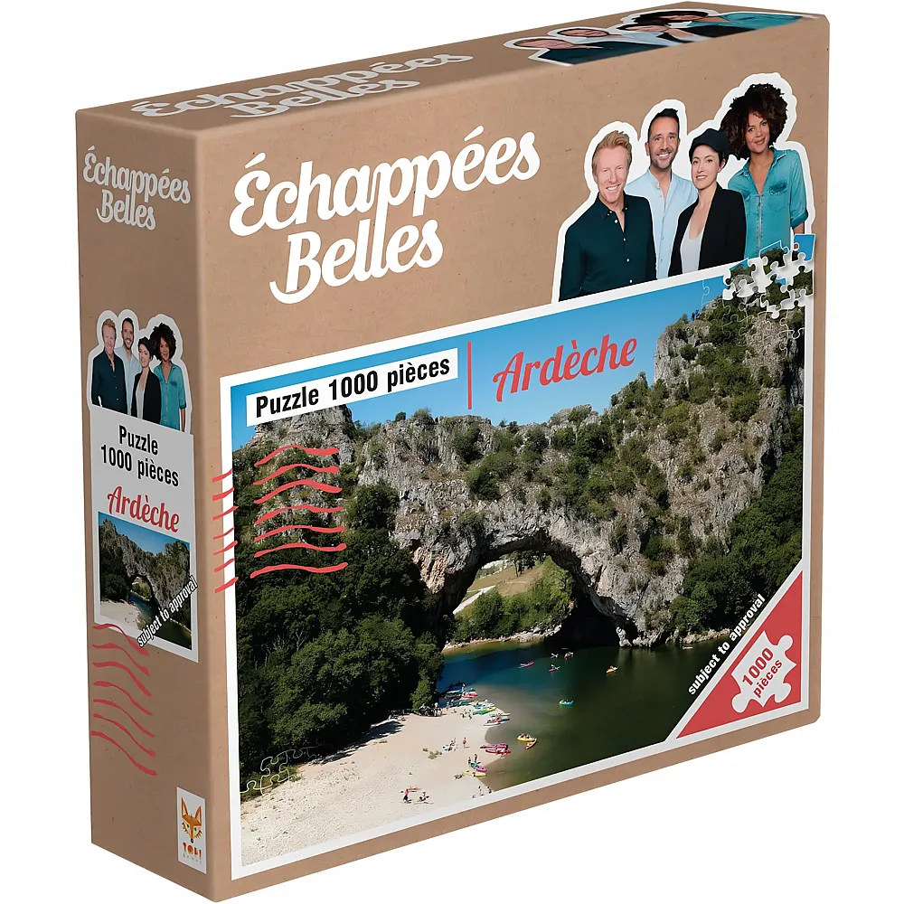 Topi Games PZ Echapees Belles Ardeche 1000pcs