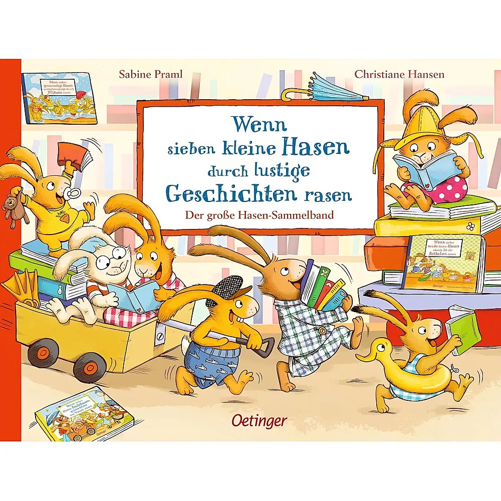 Oetinger 7 kleine Hasen durch lustige Gesch. rase