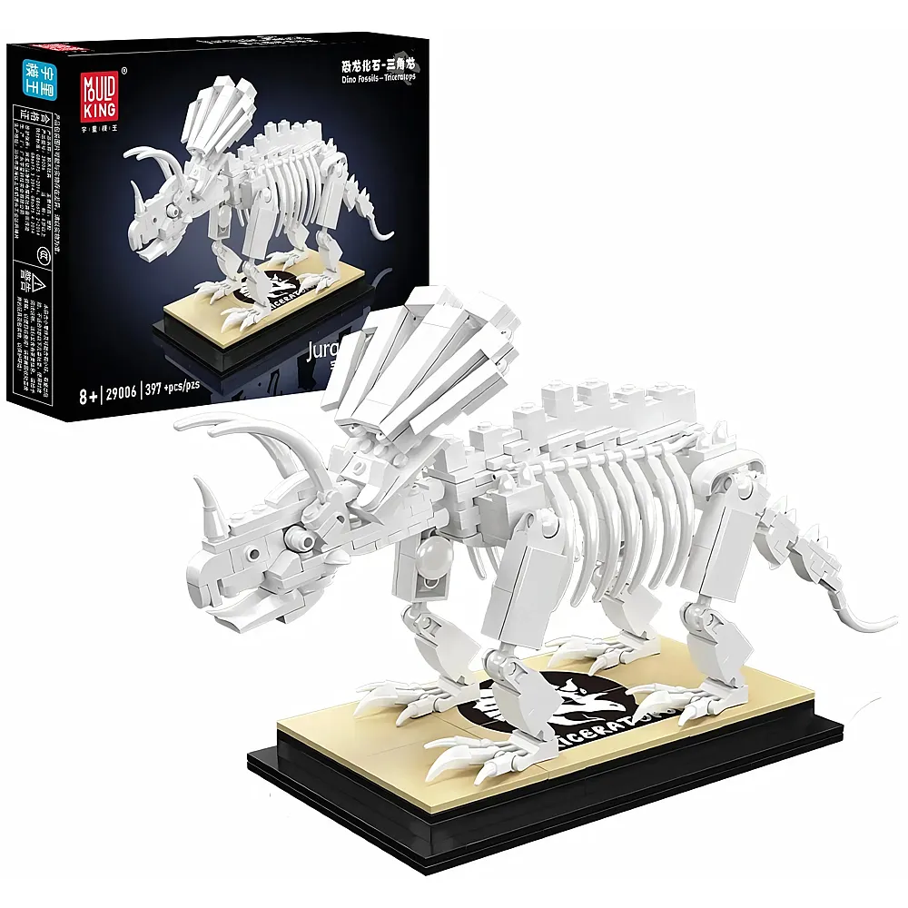 Mould King Triceratops Fossil