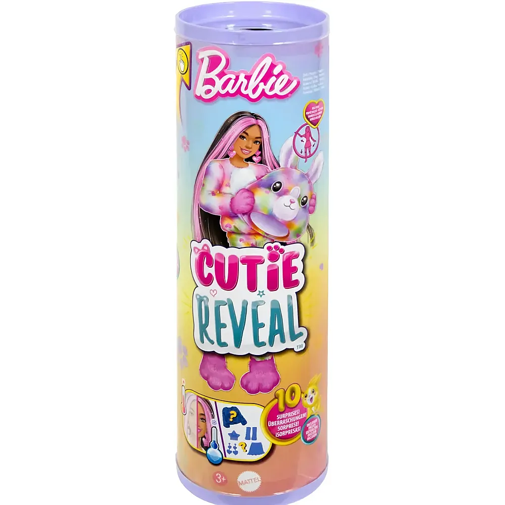 meinspielzeug - Barbie Cutie Reveal Color Dream Bunny | Modepuppen