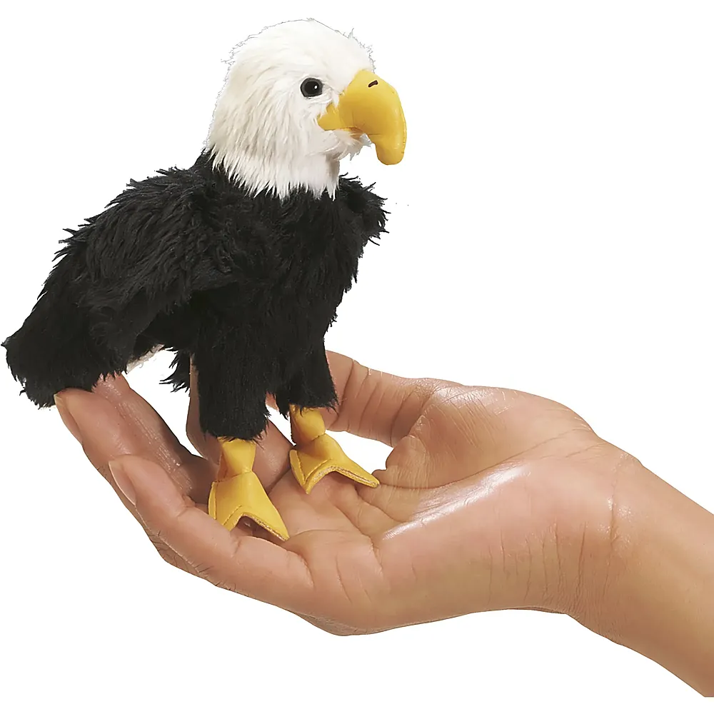 Folkmanis Fingerpuppe Weisskopfseeadler - 13 cm | Fingerpuppen