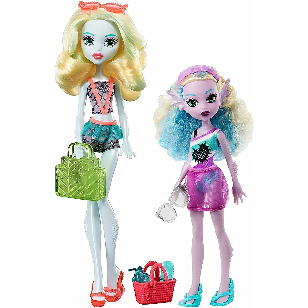 Mattel Monster High Geschwiste Puppe-Set Lagoona
