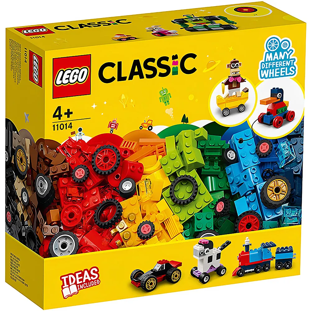 LEGO Classic Steinebox mit Rdern 11014