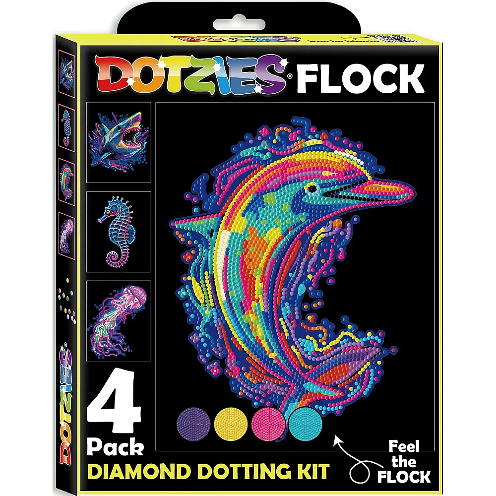 Diamond Dotz Dotzies Diamond Painting Neon Meerestiere