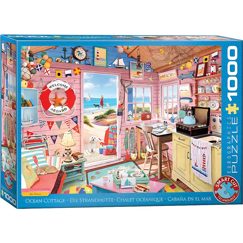 Eurographics Puzzle Ray Powers Ocean Cottage - 1000 Teile