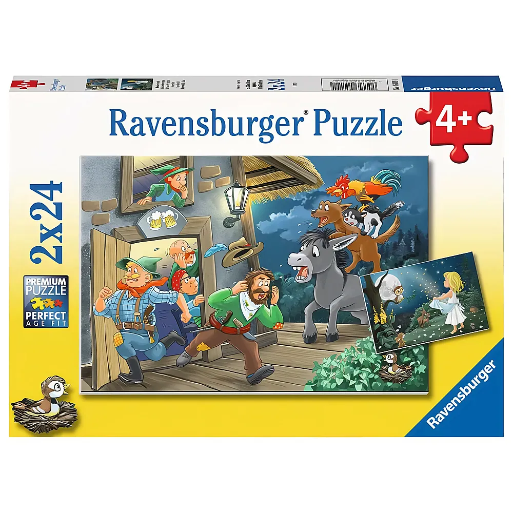 Ravensburger Puzzle Mrchenstunde 2x24
