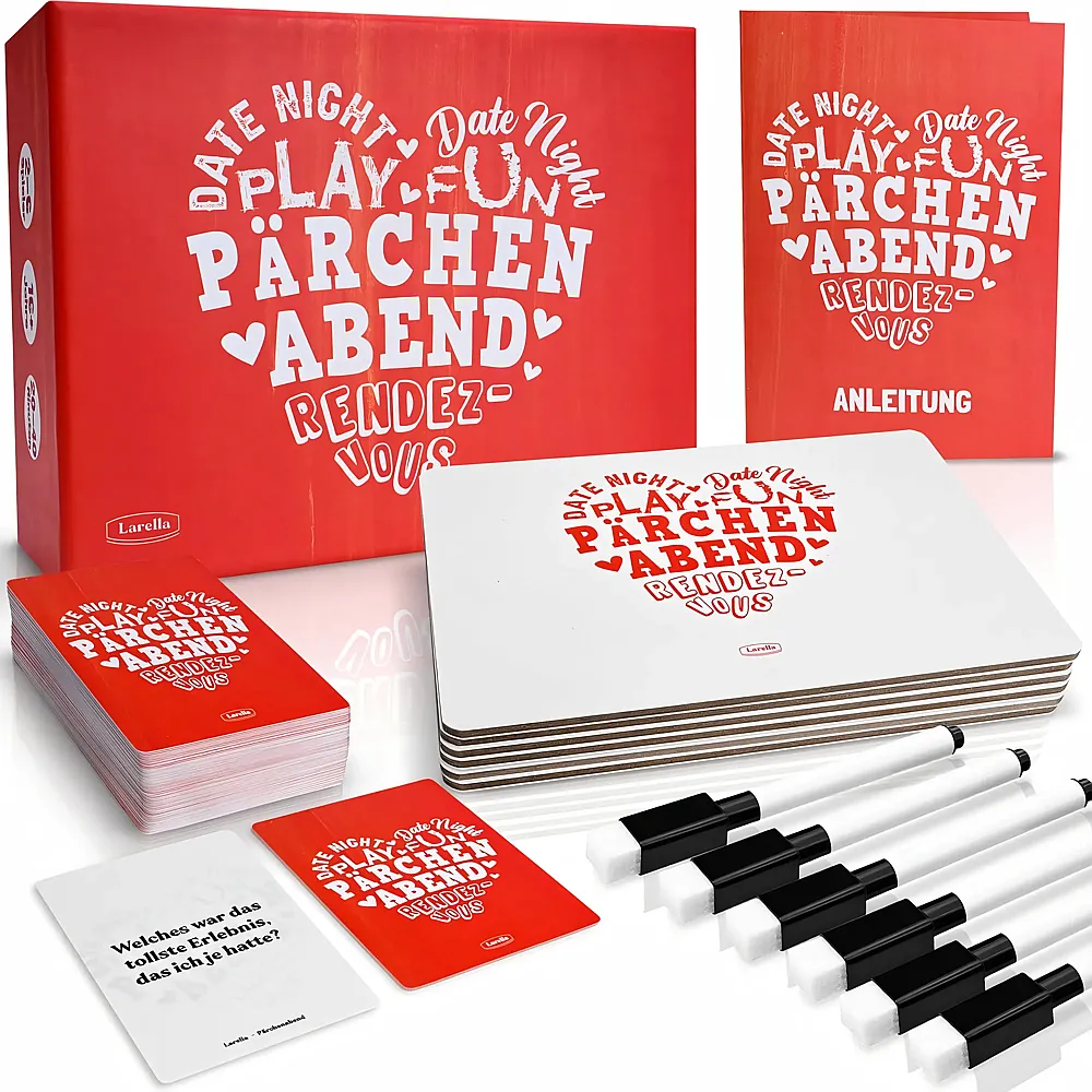 larella P�rchenabend Partner Geschenke - Geschenk f�r Ihn & Sie - Perfekte Couple-Geschenke - Couple-Game Kartenspiel f�r Paare, als Jahrestag Geschenk f�r Ihn & Sie oder Paar-Geschenke f�r Beide