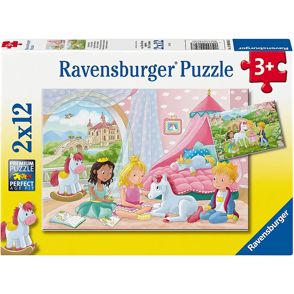 Ravensburger Puzzle 2in1 Zauberhafte Freundschaft - 12 Teile