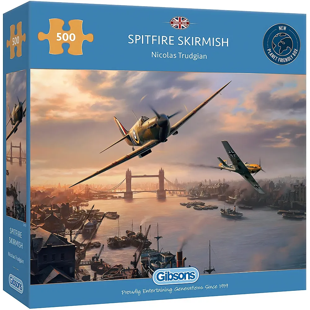 Gibsons Puzzle Nicolas Trudgian Spitfire Skirmish - 500 Teile