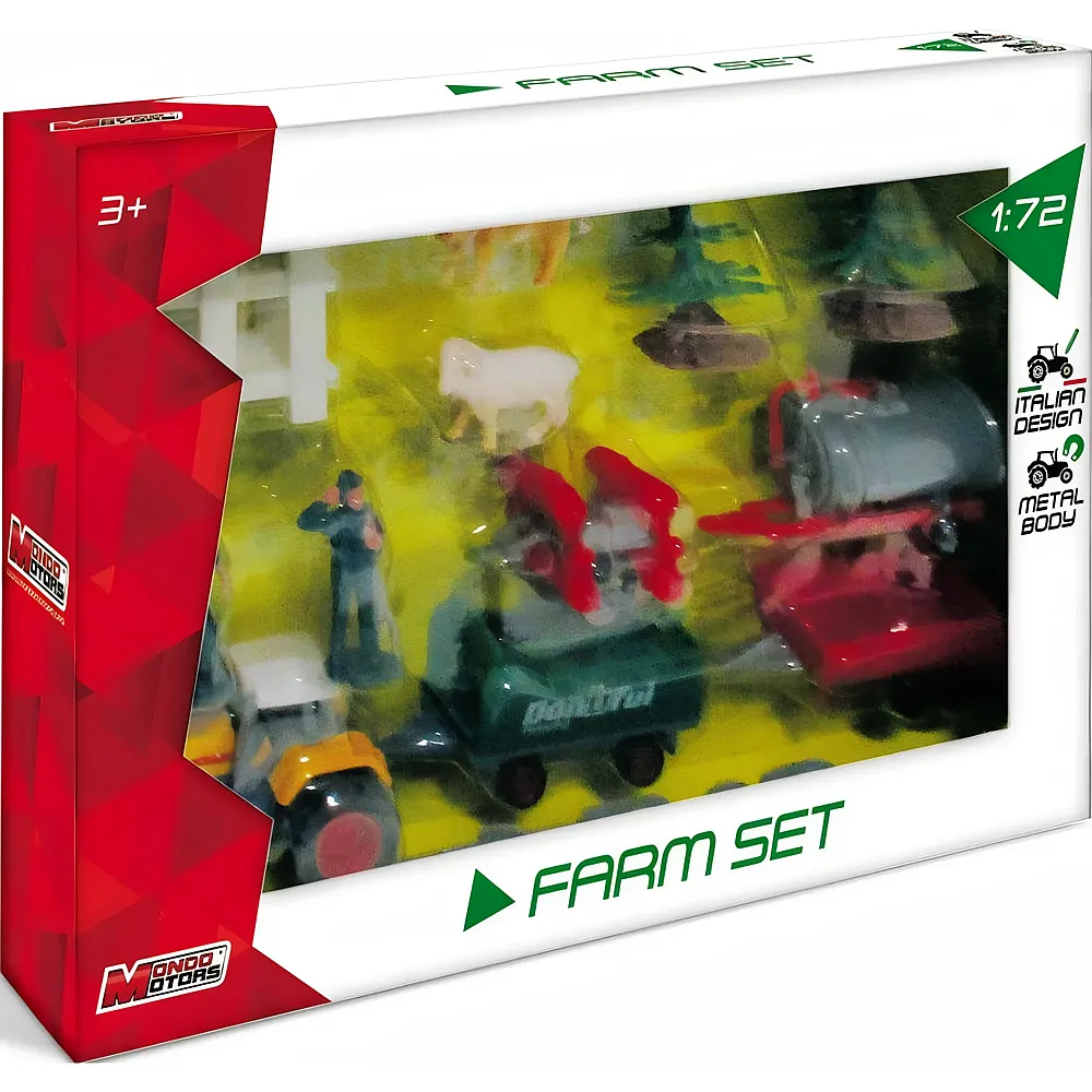 Mondo 1:72 Farmset mit Traktor