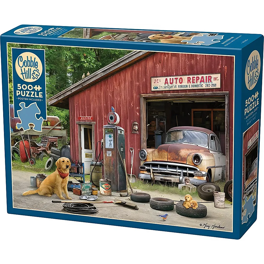 Cobble Hill Puzzle Autoreparatur 500Teile