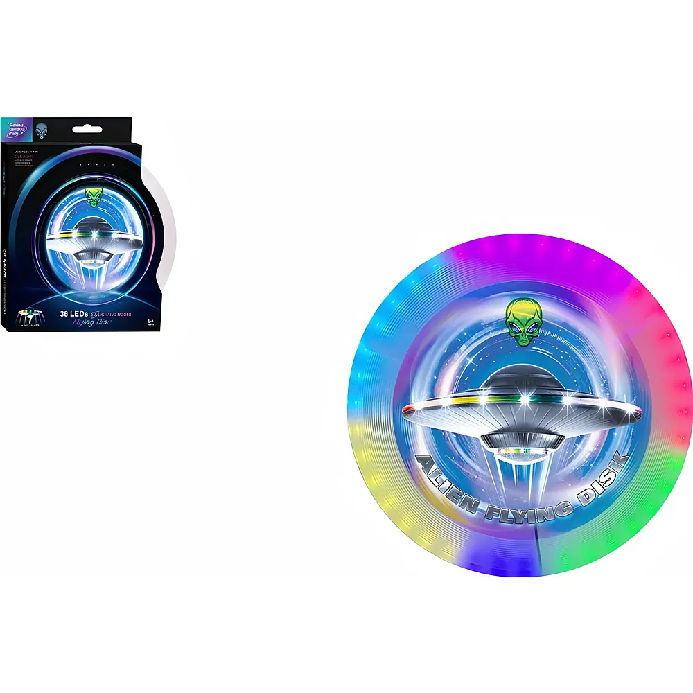 Sombo Wurfscheibe mit LED Licht 25cm - Suche
