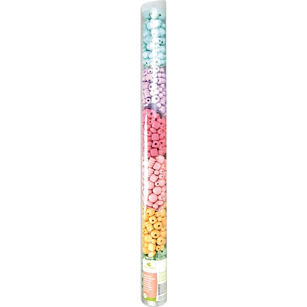 Sycomore Tube Perles Bois Couleurs Pastels EN Display fr-de-it